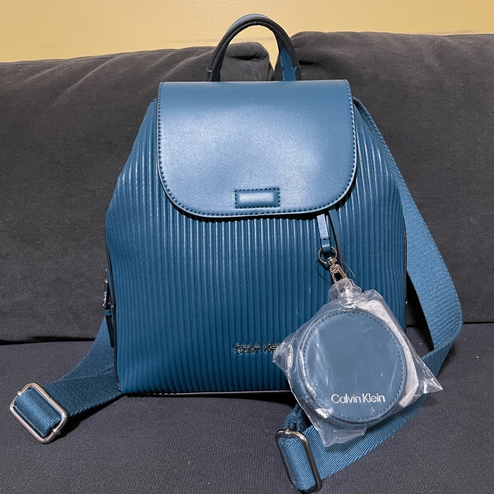 Calvin Klein Blue Backpack 🎒